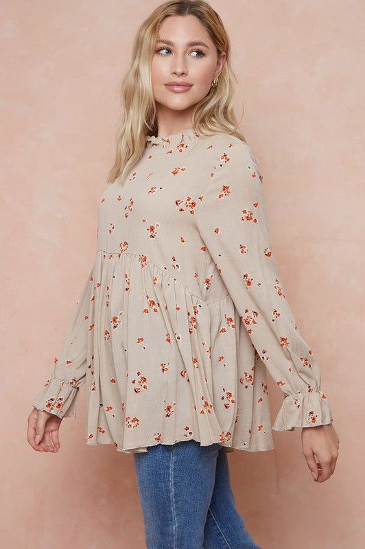 Flora Babydoll Blouse