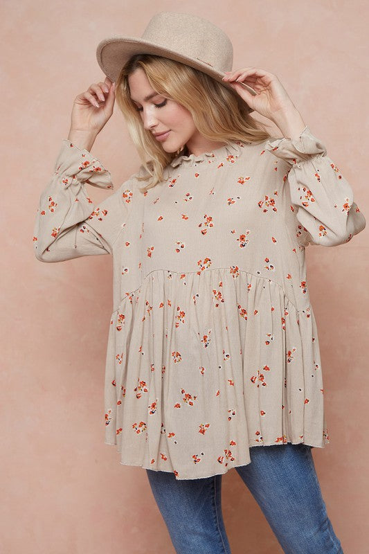 Flora Babydoll Blouse