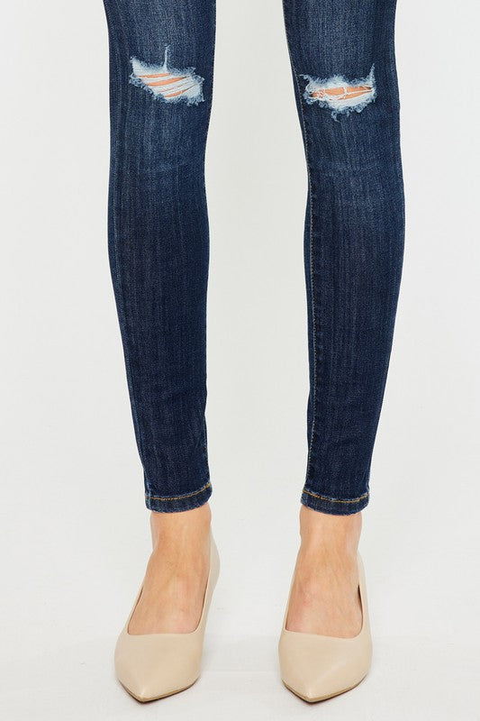 Kan Can Mid Rise Super Skinny Jeans