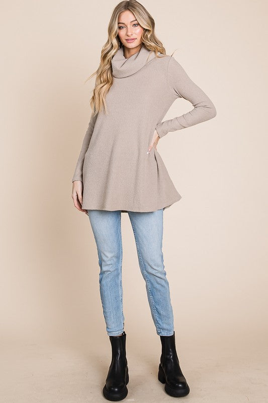 Cozy Cowl Neck Sweater