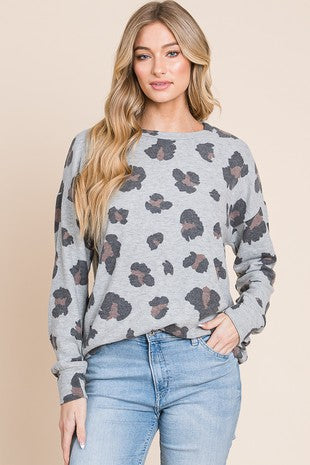 Animal Print Sweatshirt