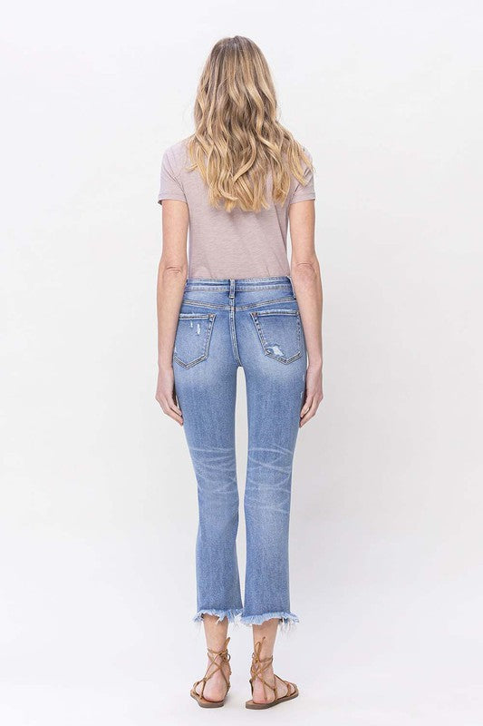 Lovervet by Vervet Slim Crop Straight Jean